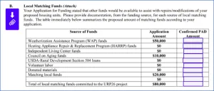 A blue upload box will appear for each item that says "Attach"