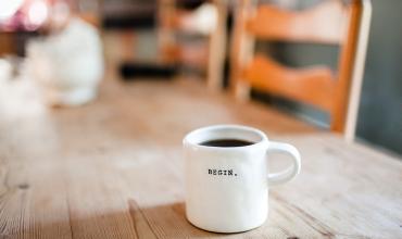 coffee cup on a table