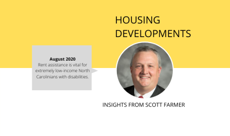 Rent Assistance is Vital for Extremely Low-Income North Carolinians With Disabilities Rent Assistance is Vital for Extremely Low-Income North Carolinians With Disabilities