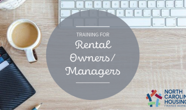 graphic that say training for rental owners and managers