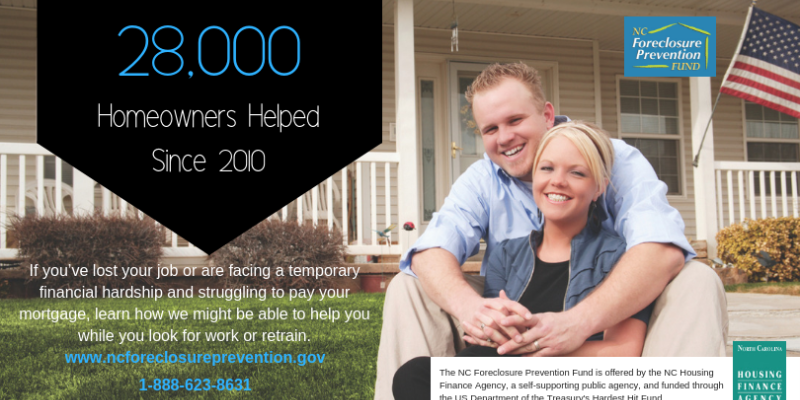 Statewide Effort Prevents More Than 28,000 Foreclosures a family sitting on their porch with a flag behind them