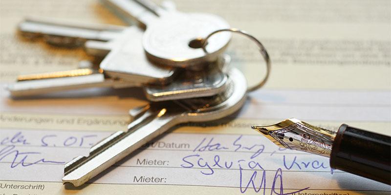 a set of keys on a desk