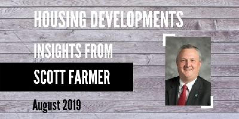 Foreclosure Prevention Fund Protects #Possibilities for 29,000 North Carolinians Photo of Scott Farmer with text that says "Housing Developments: Insights from Scott Farmer August 2019"