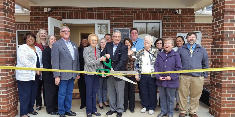 Ribbon cutting ceremony